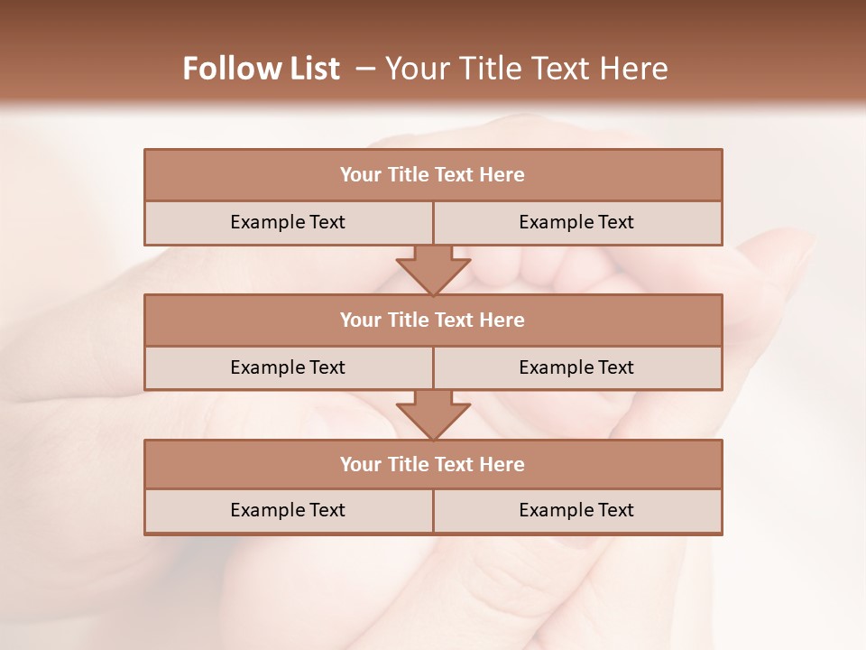 Daughter Sole Massage PowerPoint Template