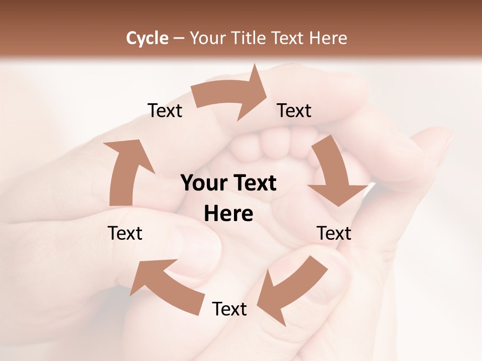 Daughter Sole Massage PowerPoint Template