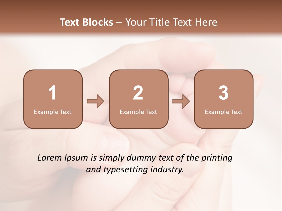 Daughter Sole Massage PowerPoint Template