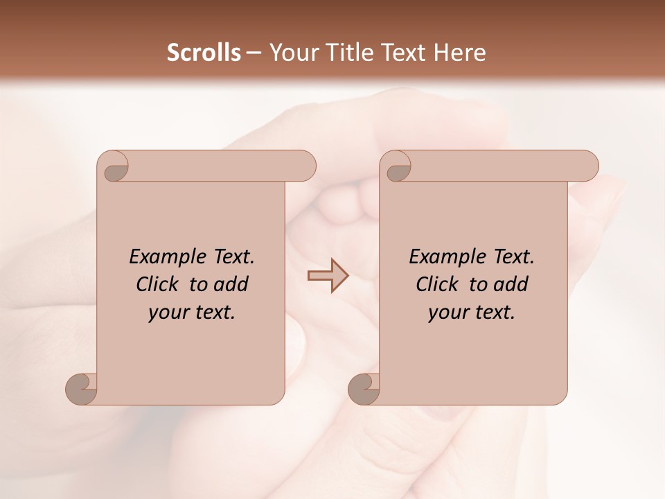 Daughter Sole Massage PowerPoint Template