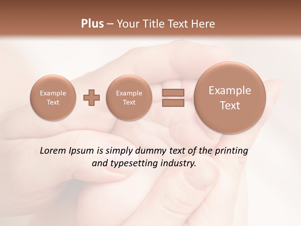 Daughter Sole Massage PowerPoint Template