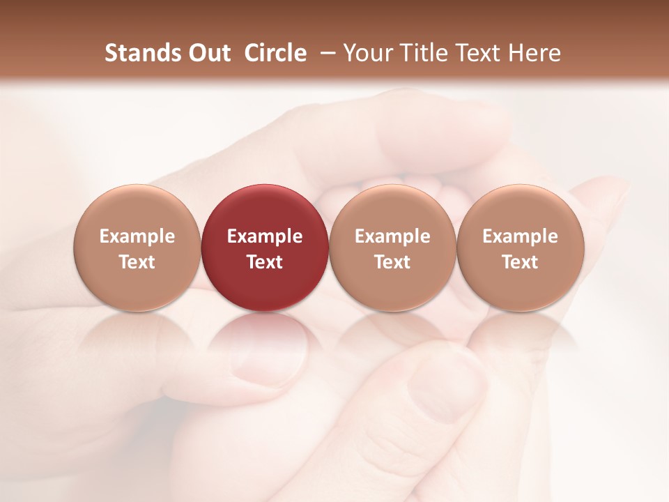 Daughter Sole Massage PowerPoint Template