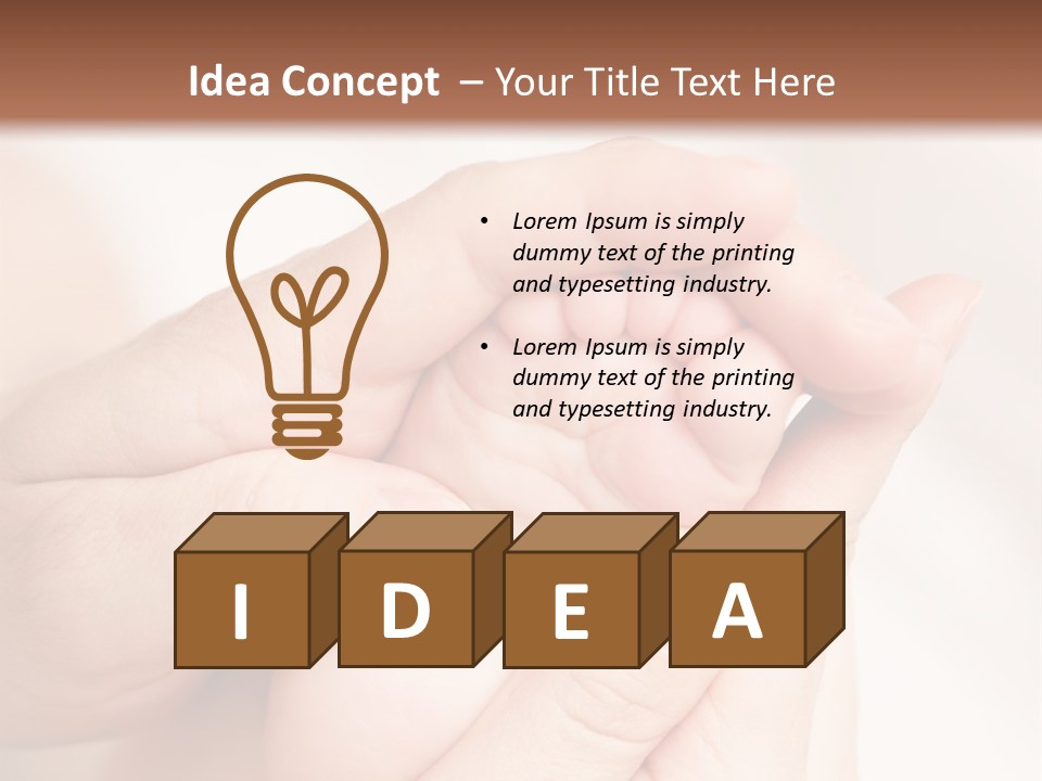 Daughter Sole Massage PowerPoint Template