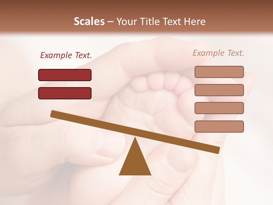 Daughter Sole Massage PowerPoint Template