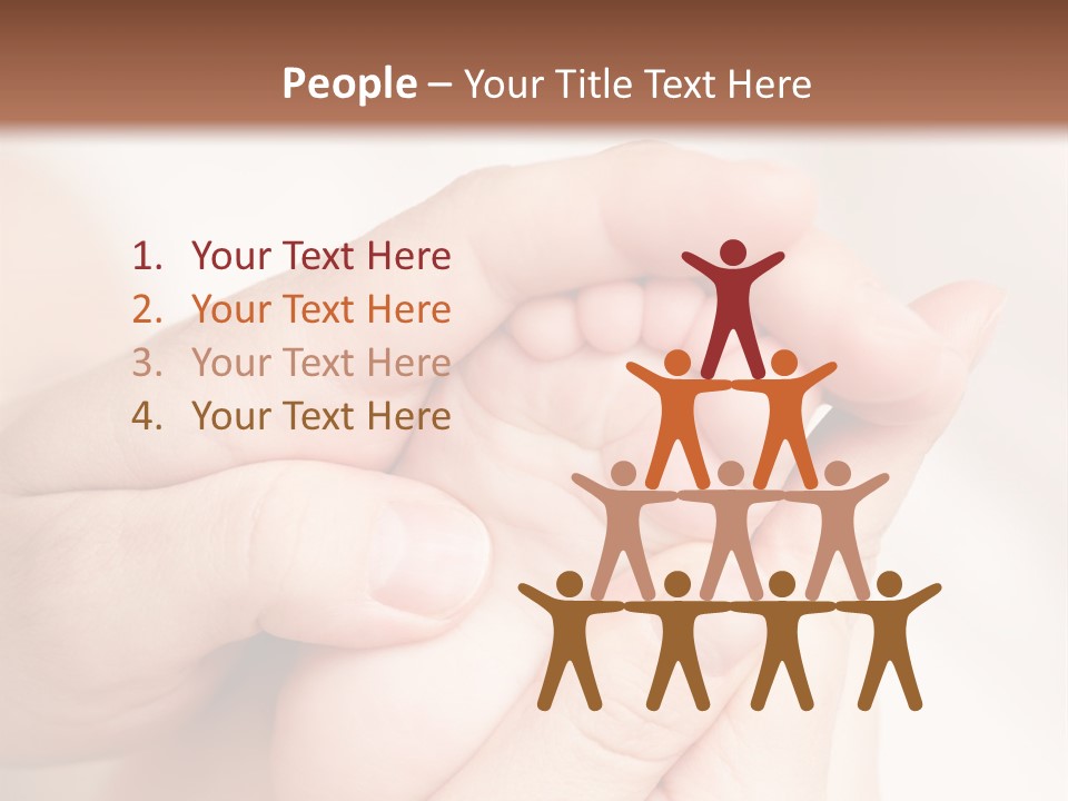 Daughter Sole Massage PowerPoint Template