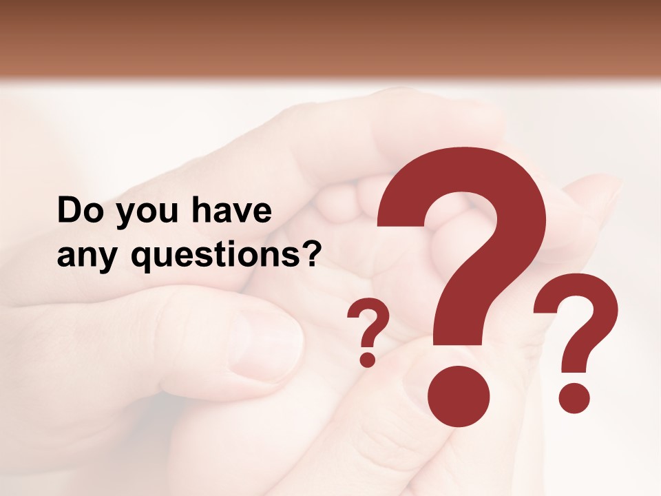 Daughter Sole Massage PowerPoint Template