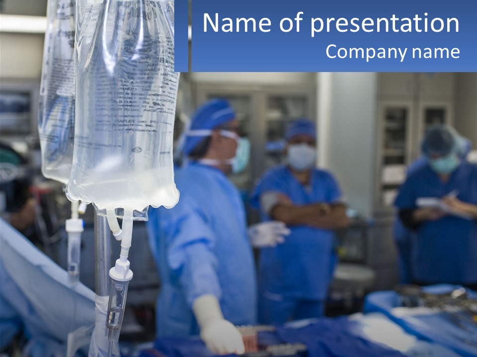 Care Physician Equipment PowerPoint Template