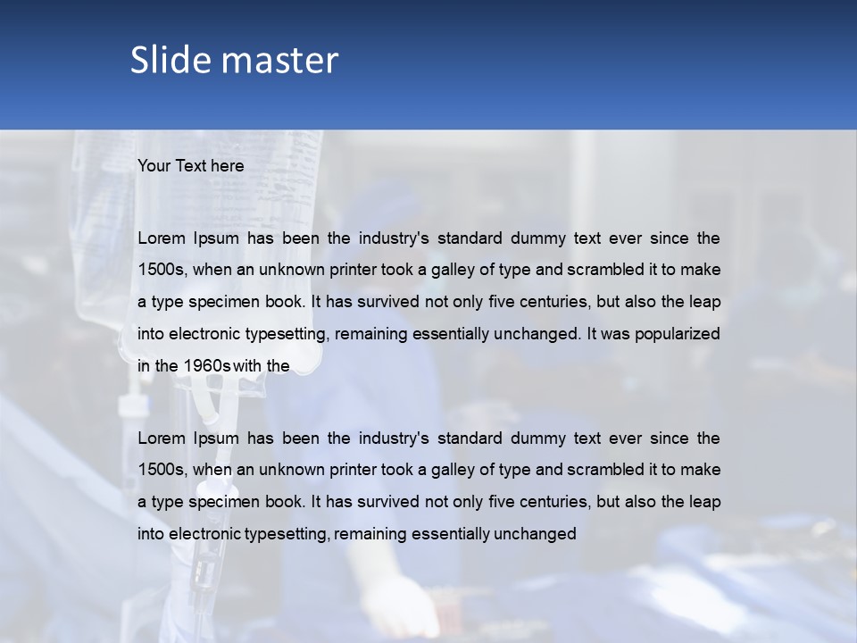 Care Physician Equipment PowerPoint Template