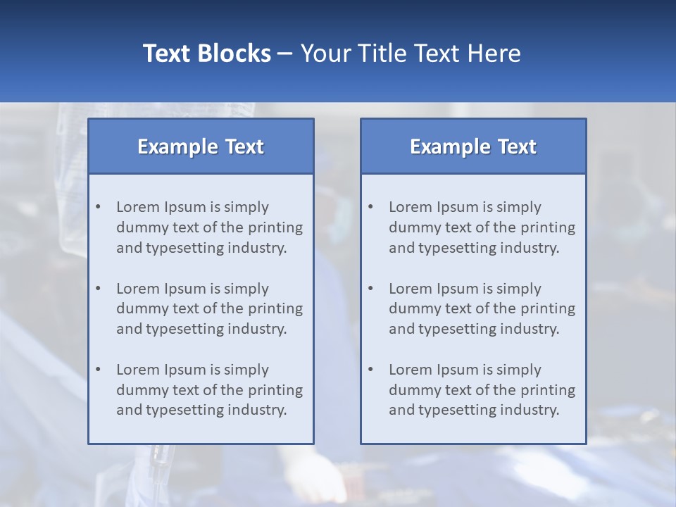 Care Physician Equipment PowerPoint Template