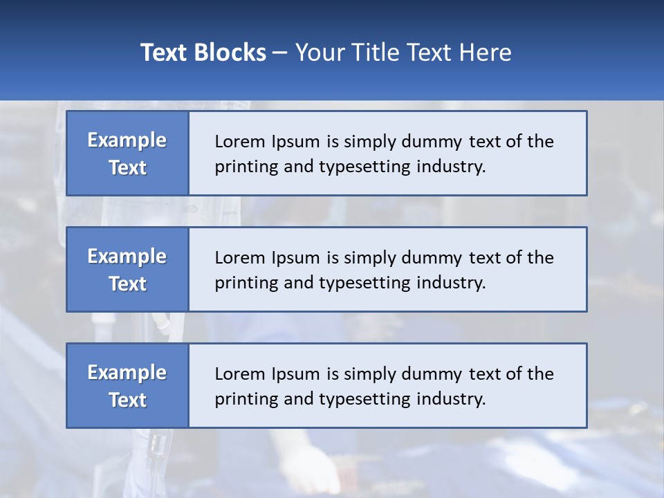 Care Physician Equipment PowerPoint Template
