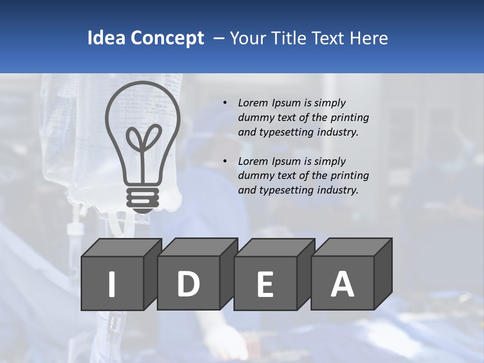 Care Physician Equipment PowerPoint Template