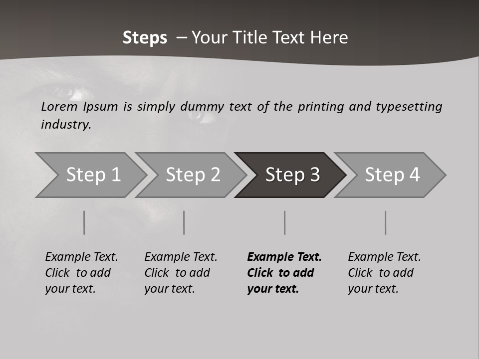 Face Male Handsome PowerPoint Template