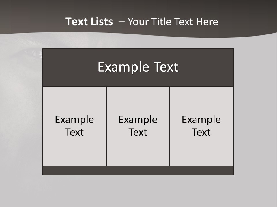 Face Male Handsome PowerPoint Template