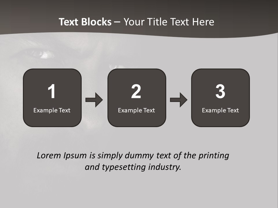 Face Male Handsome PowerPoint Template