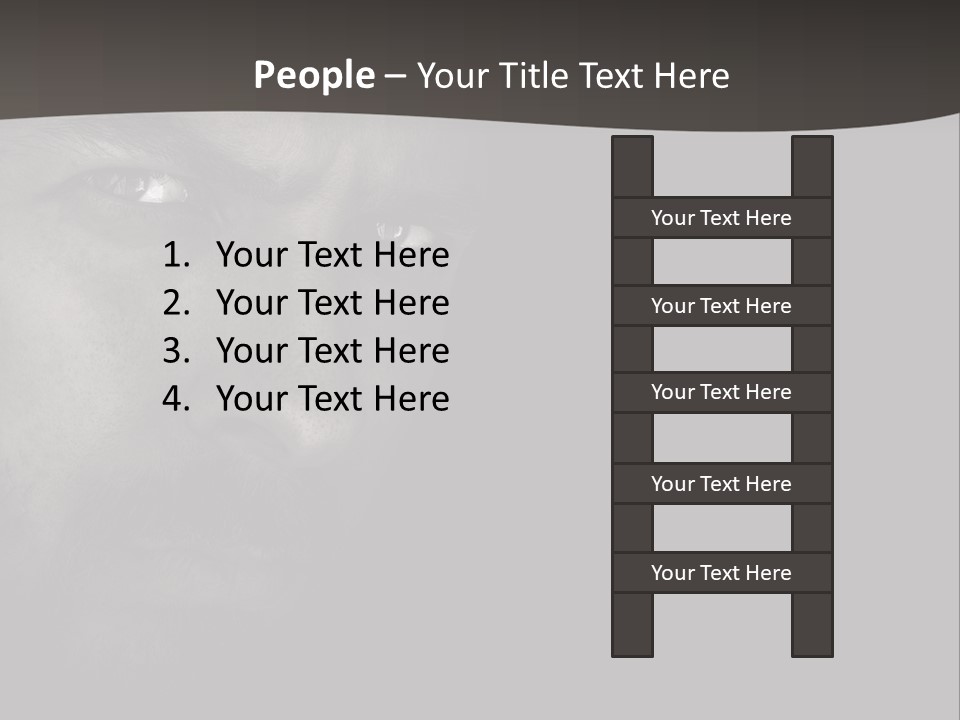 Face Male Handsome PowerPoint Template