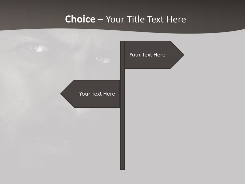 Face Male Handsome PowerPoint Template