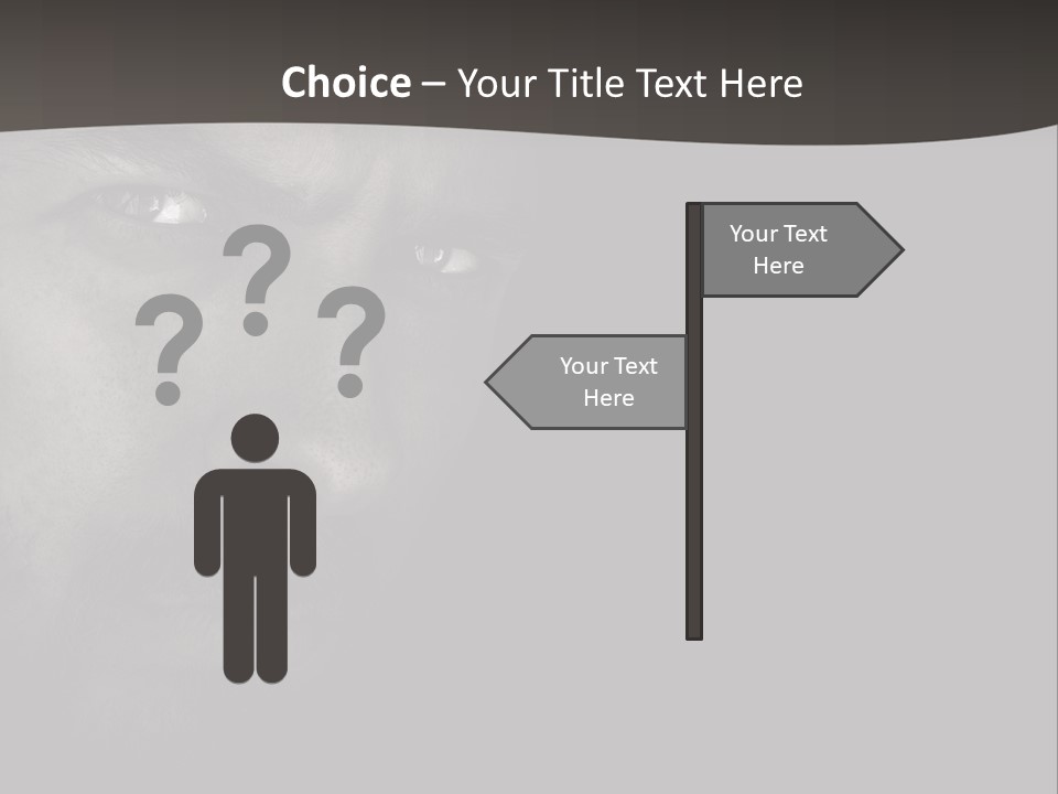 Face Male Handsome PowerPoint Template
