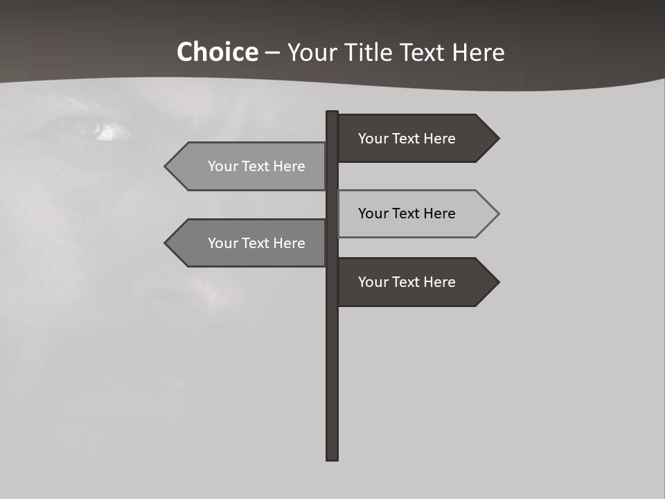 Face Male Handsome PowerPoint Template