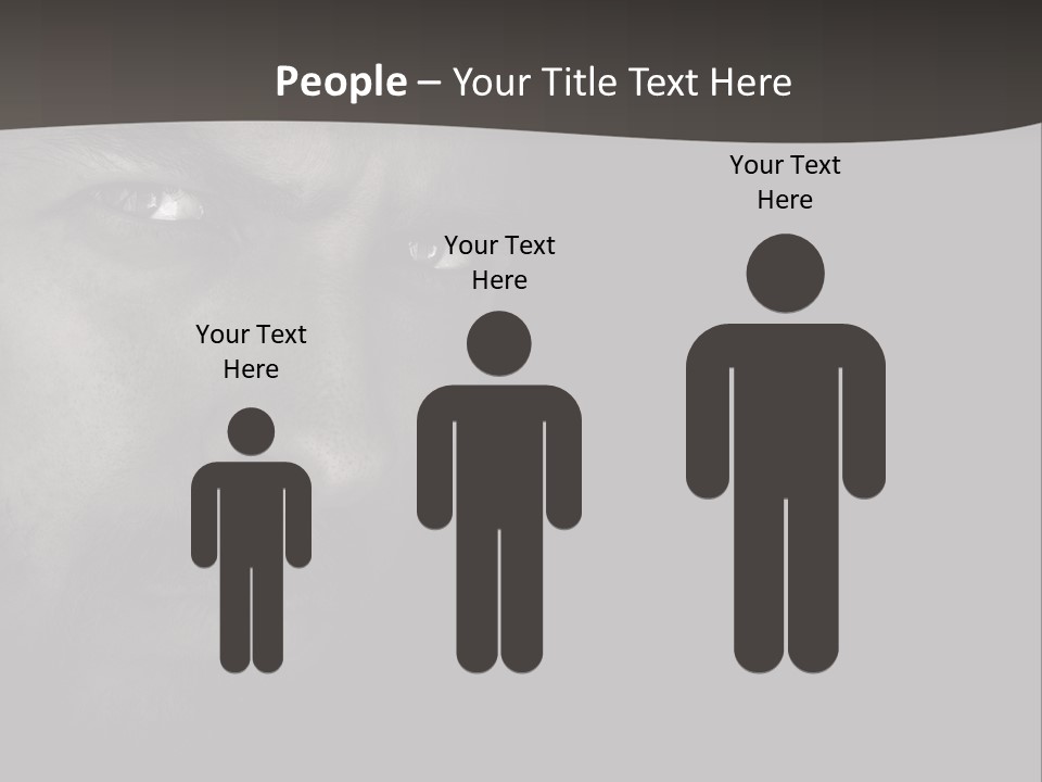 Face Male Handsome PowerPoint Template