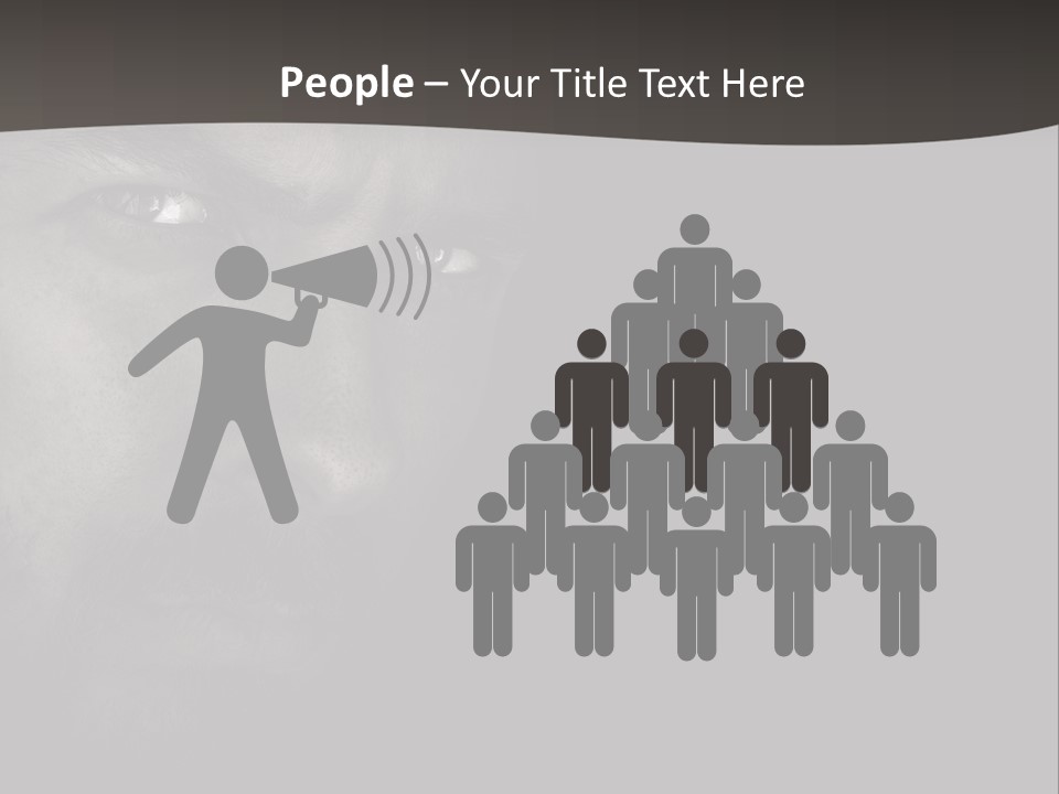 Face Male Handsome PowerPoint Template