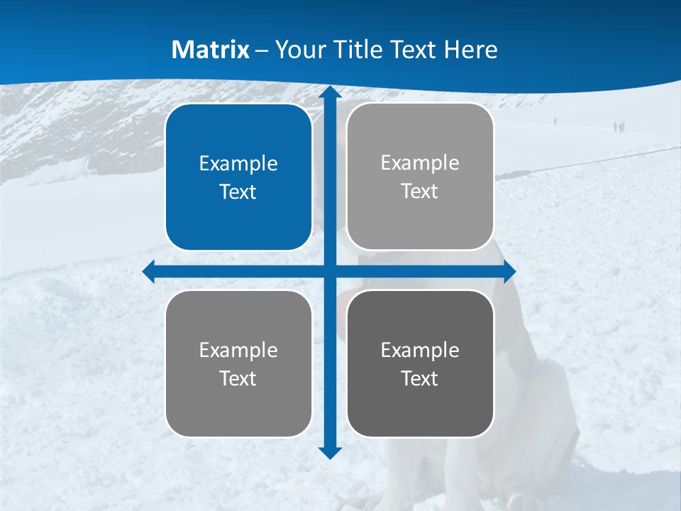 Snow Large Nature PowerPoint Template