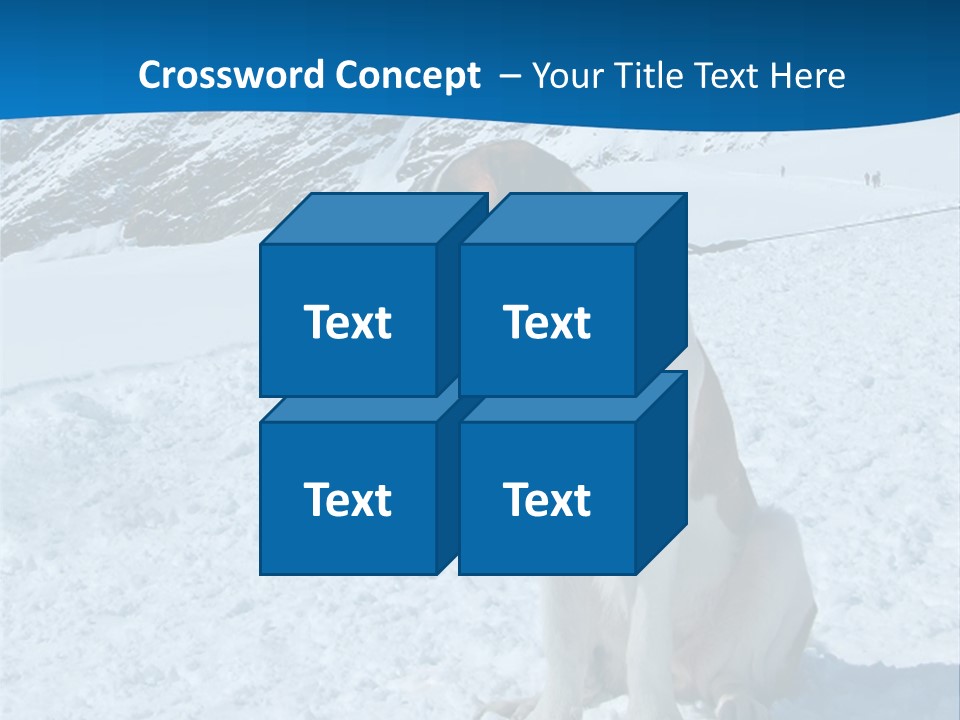 Snow Large Nature PowerPoint Template