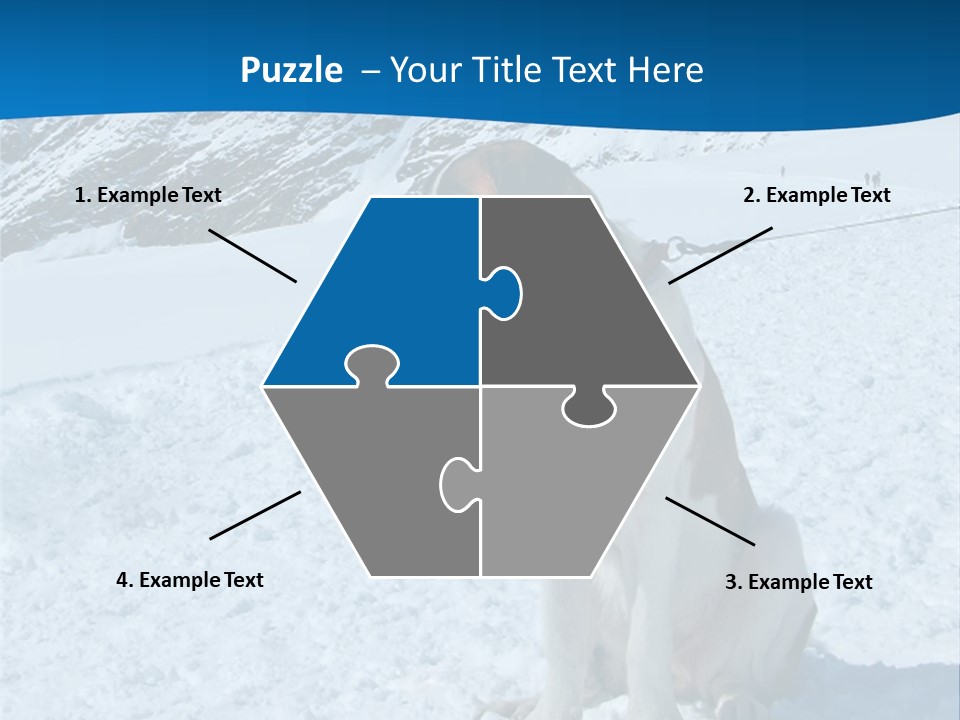 Snow Large Nature PowerPoint Template