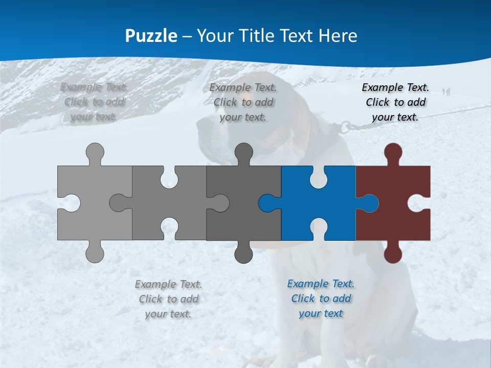 Snow Large Nature PowerPoint Template