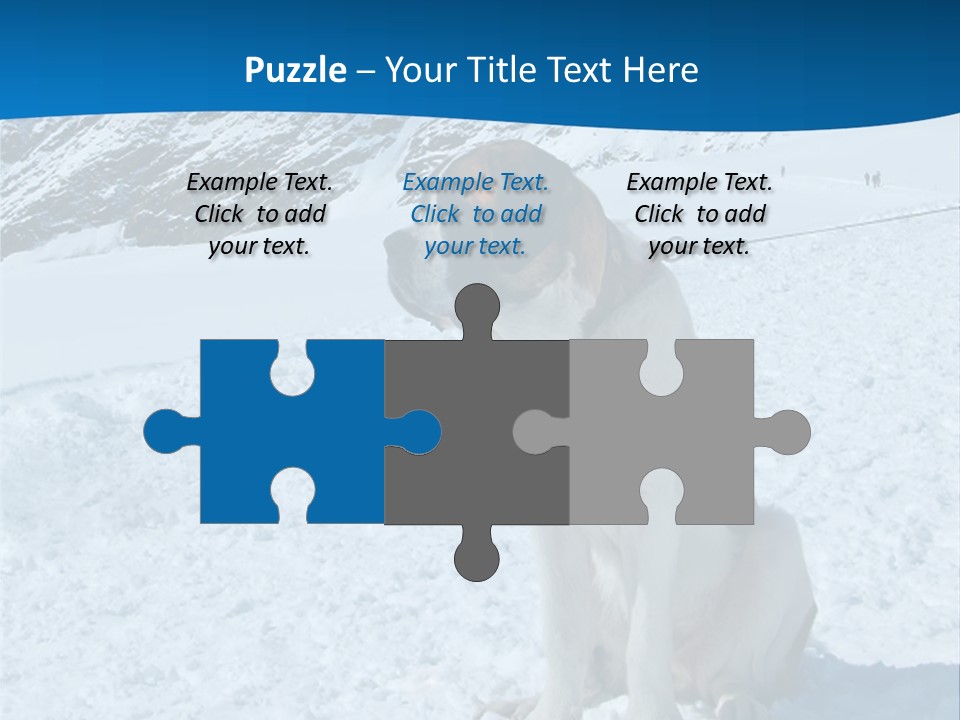 Snow Large Nature PowerPoint Template