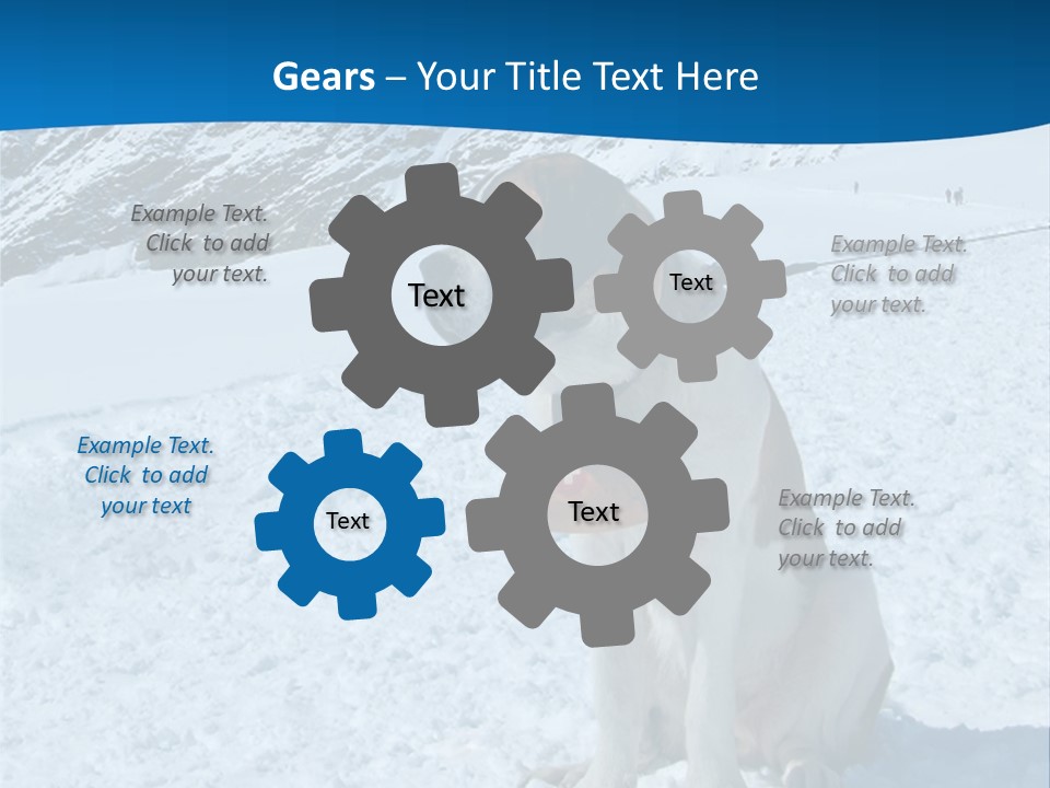 Snow Large Nature PowerPoint Template