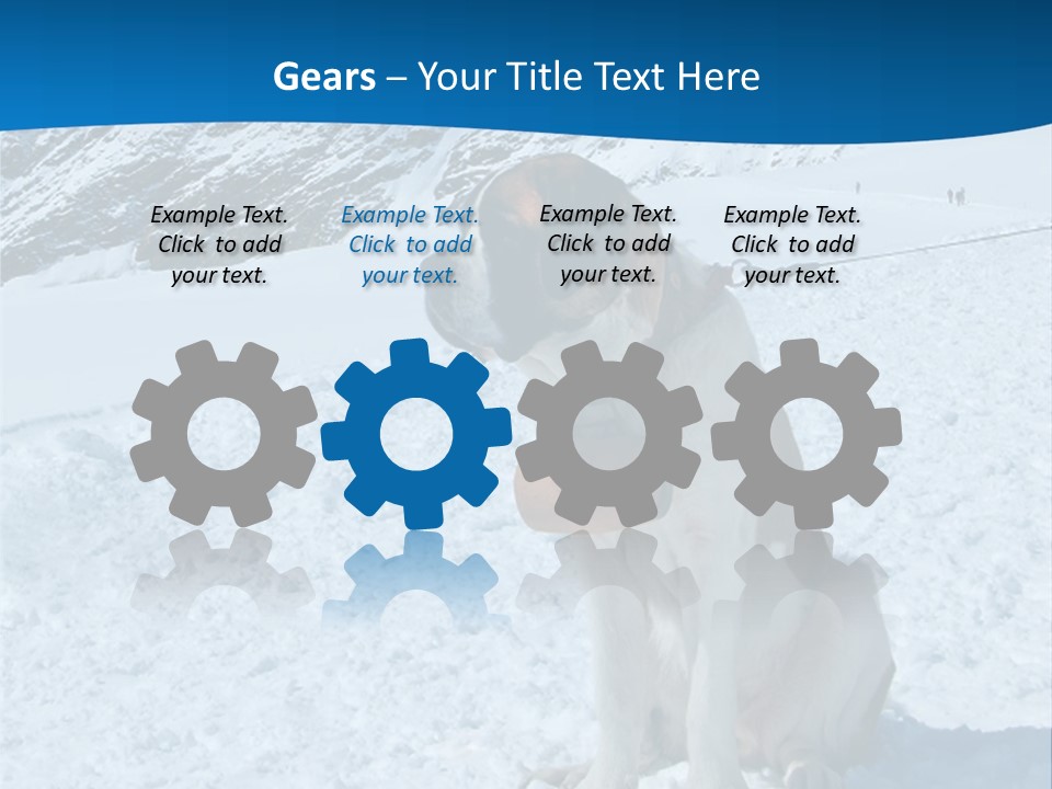 Snow Large Nature PowerPoint Template