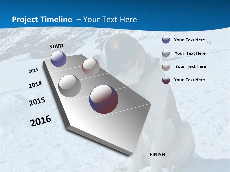 Snow Large Nature PowerPoint Template