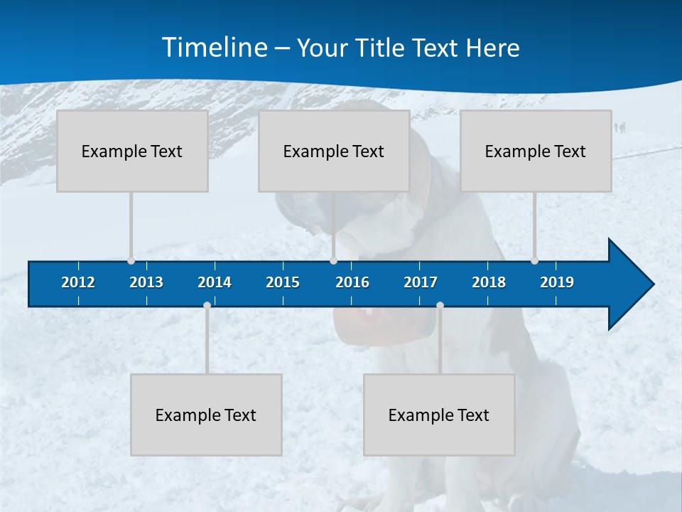 Snow Large Nature PowerPoint Template