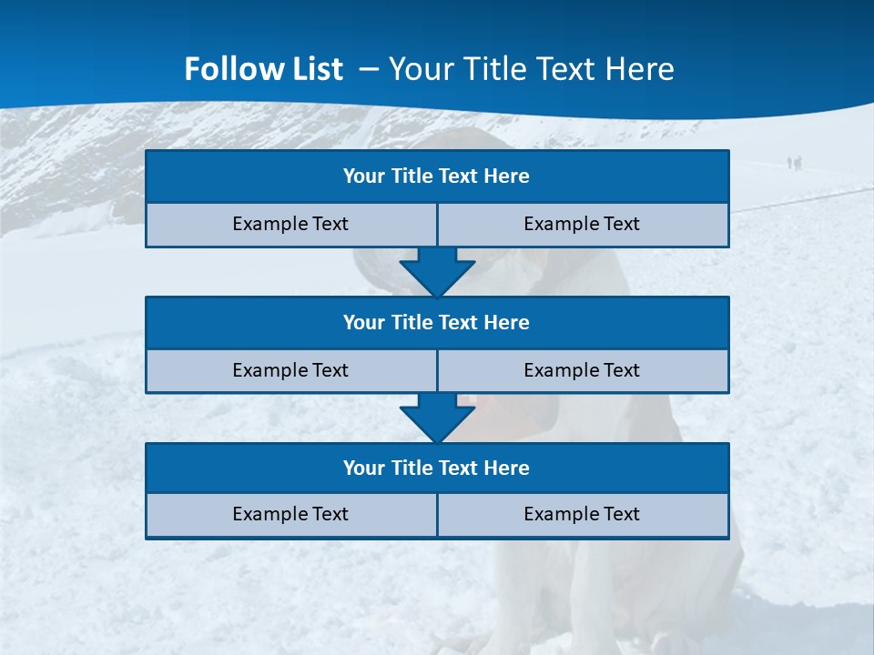 Snow Large Nature PowerPoint Template