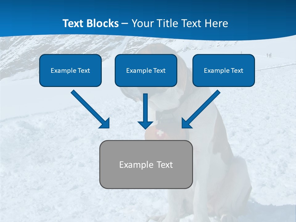 Snow Large Nature PowerPoint Template