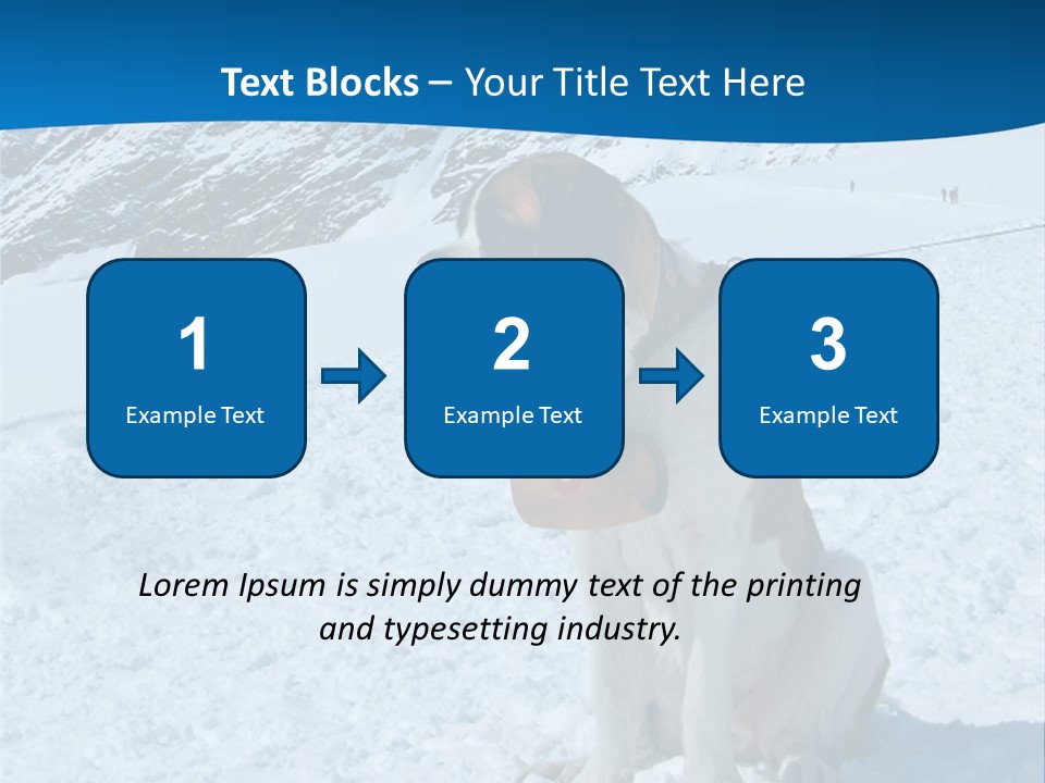 Snow Large Nature PowerPoint Template