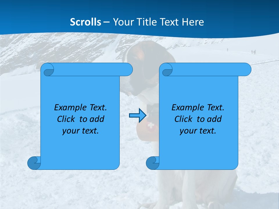 Snow Large Nature PowerPoint Template