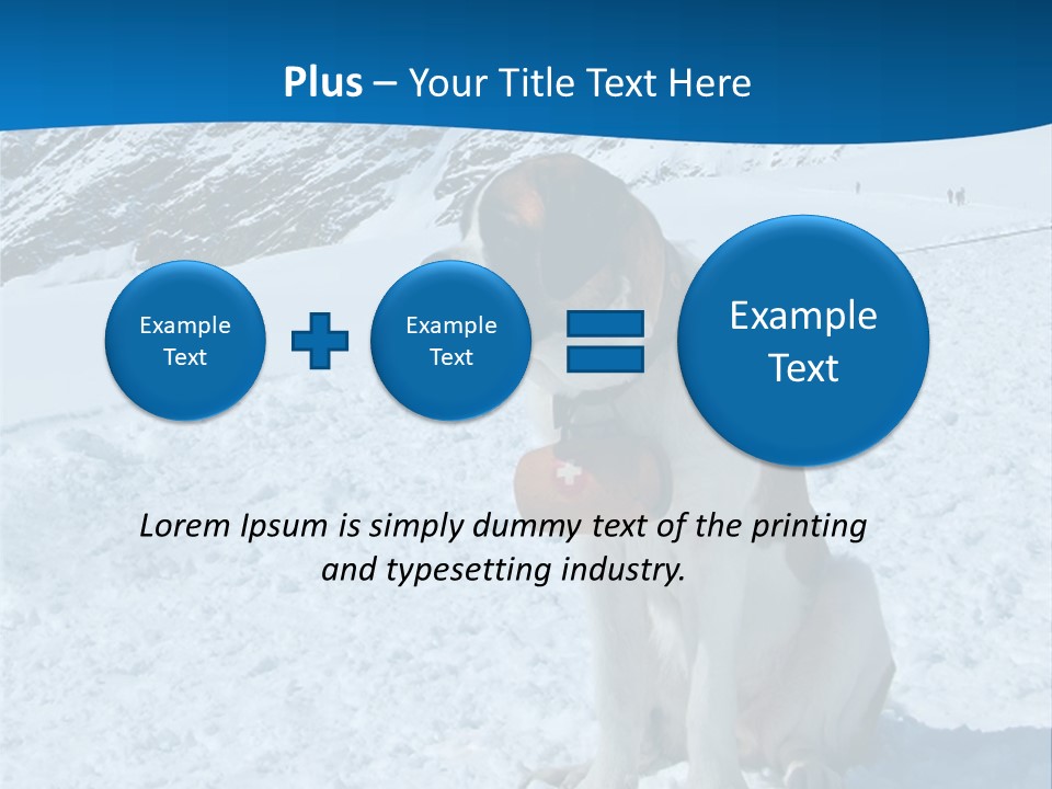 Snow Large Nature PowerPoint Template