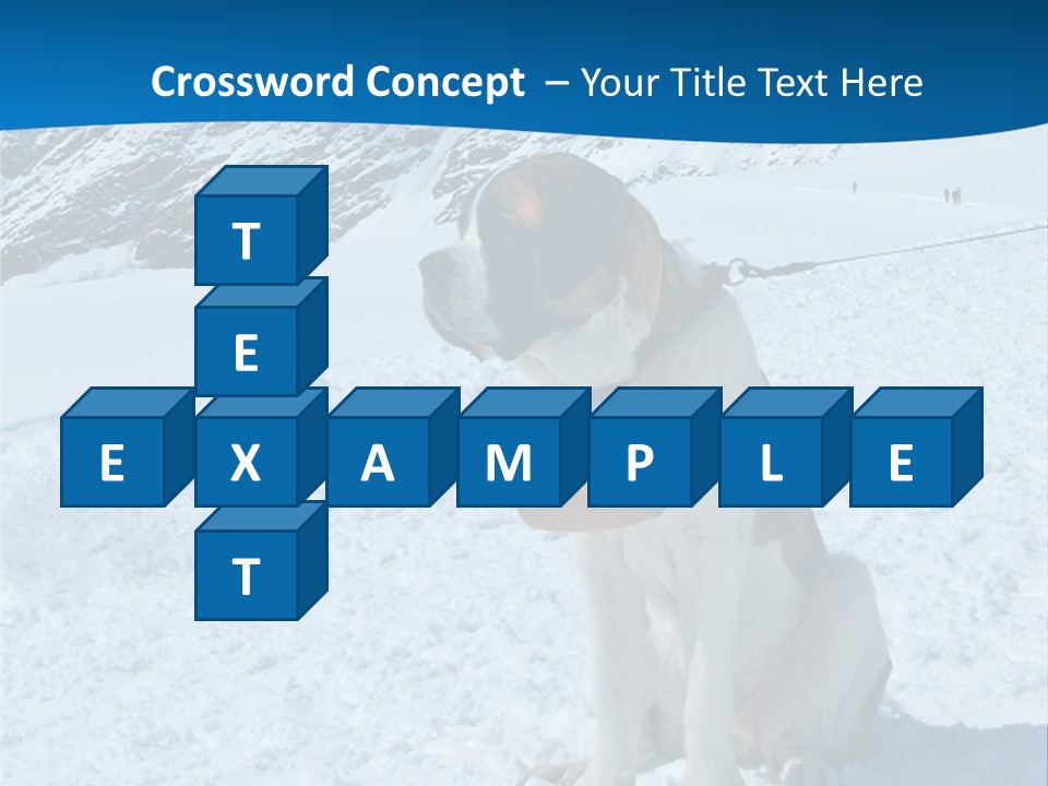 Snow Large Nature PowerPoint Template