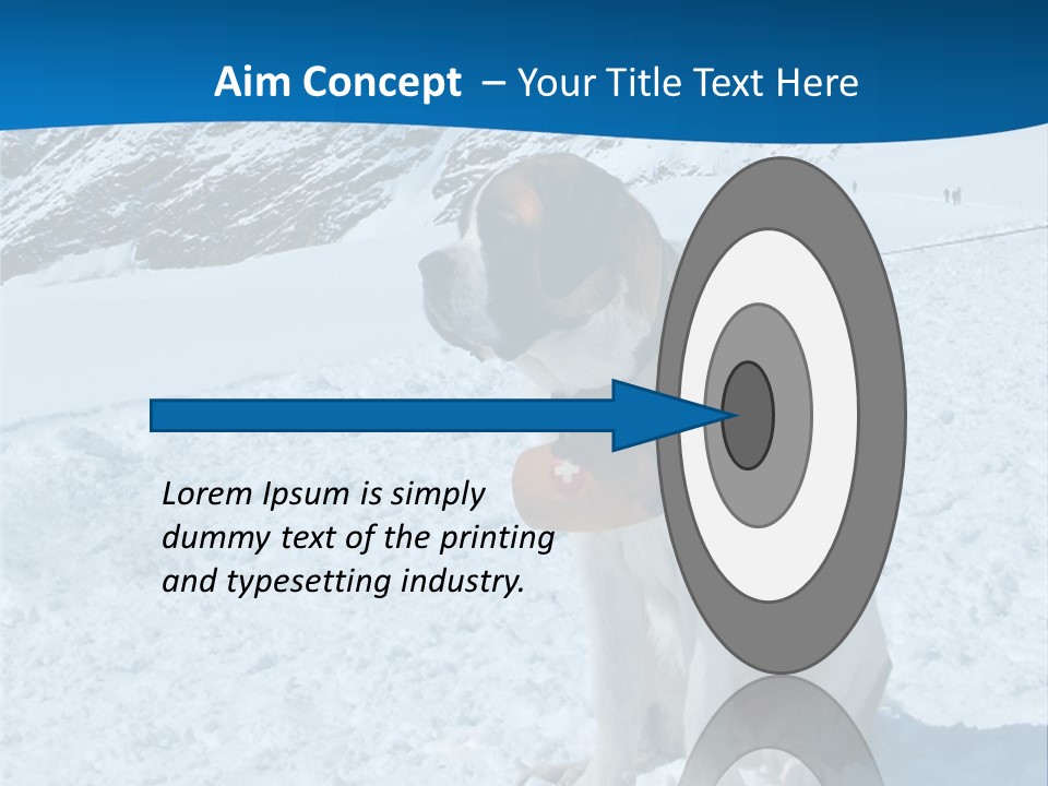 Snow Large Nature PowerPoint Template