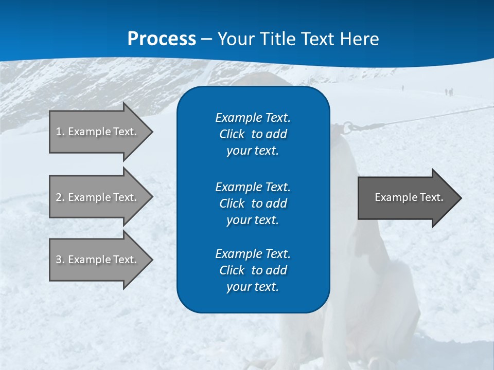 Snow Large Nature PowerPoint Template