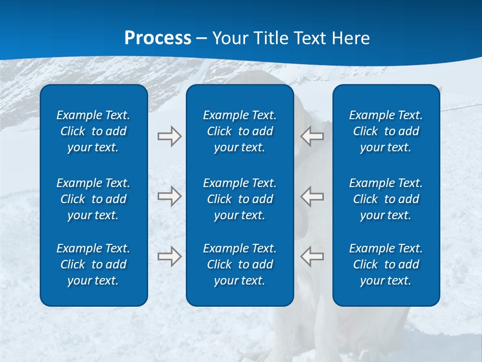 Snow Large Nature PowerPoint Template