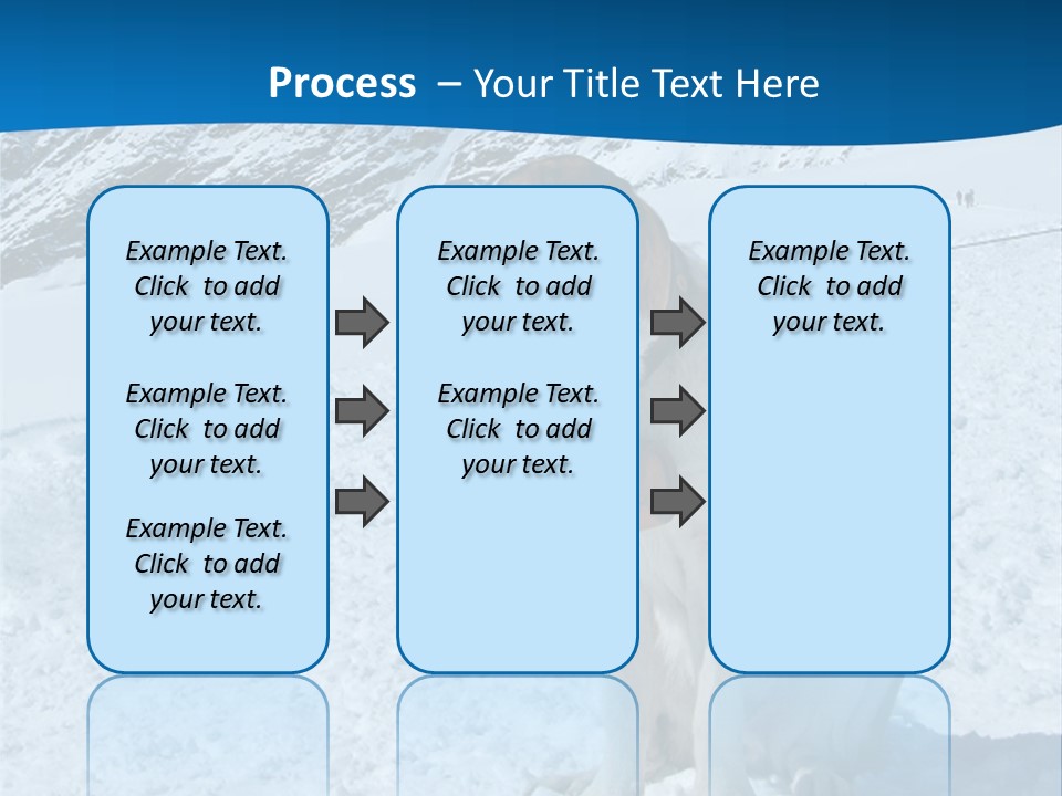 Snow Large Nature PowerPoint Template