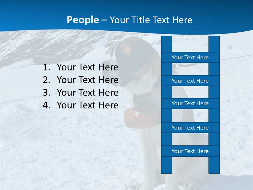 Snow Large Nature PowerPoint Template