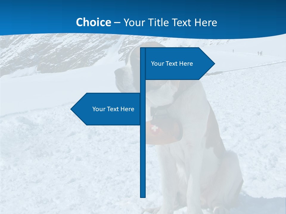 Snow Large Nature PowerPoint Template