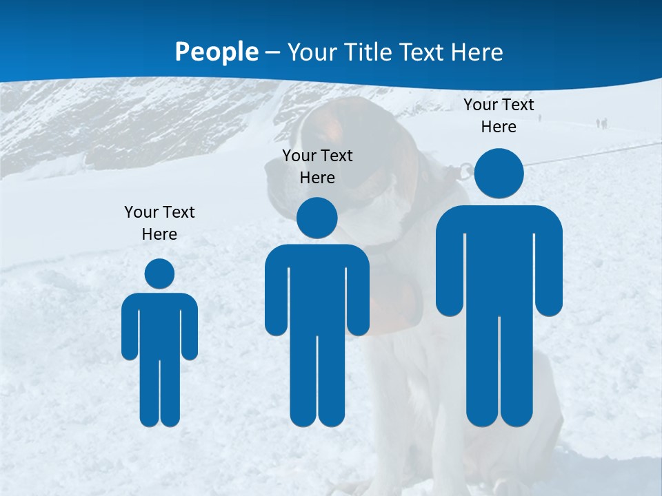 Snow Large Nature PowerPoint Template