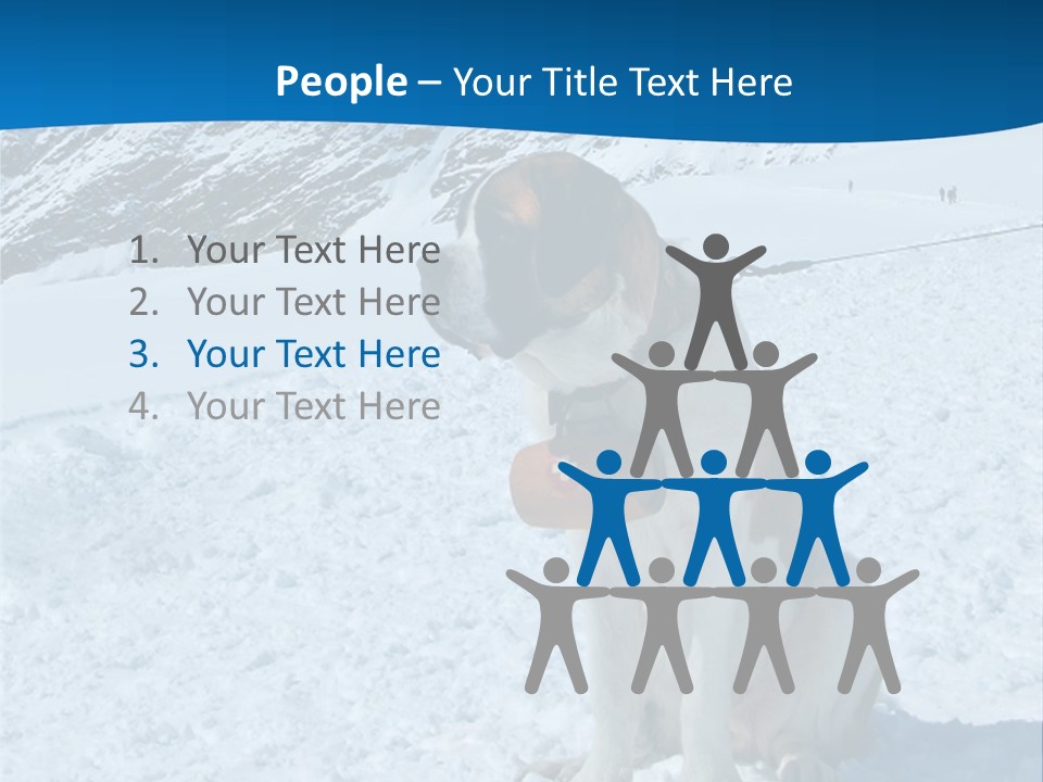 Snow Large Nature PowerPoint Template