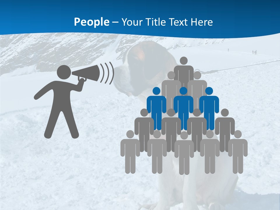 Snow Large Nature PowerPoint Template