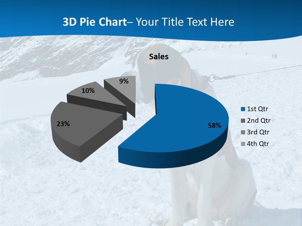 Snow Large Nature PowerPoint Template
