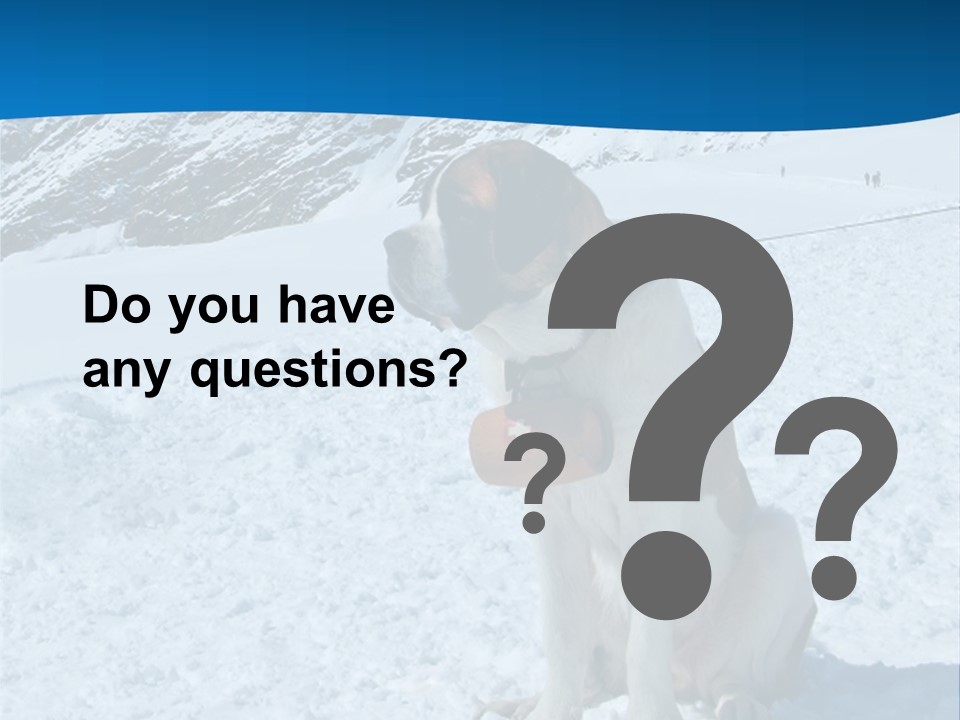 Snow Large Nature PowerPoint Template